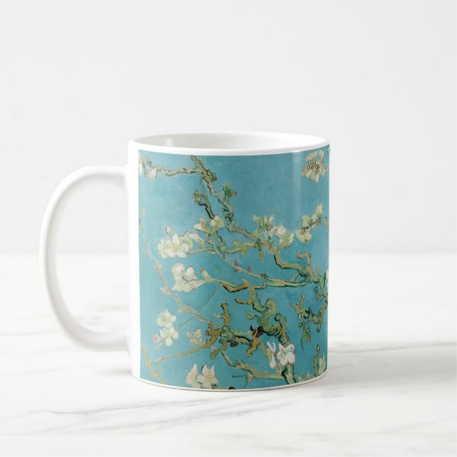 Almond Blossoms by Vincent van Gogh Coffee Mug (Left)