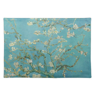 Almond Blossoms by Vincent Van Gogh Fine Art Cloth Placemat