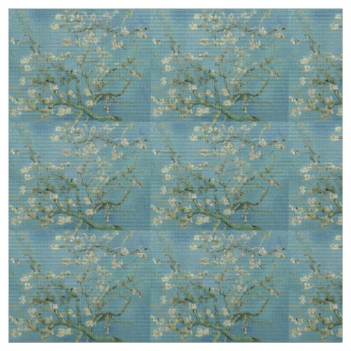 Almond Blossoms by Vincent Van Gogh Fine Art Fabric