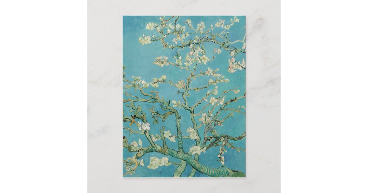 Minimalist Backpack. Vincent van Gogh, Almond Blossom - Fashion Art