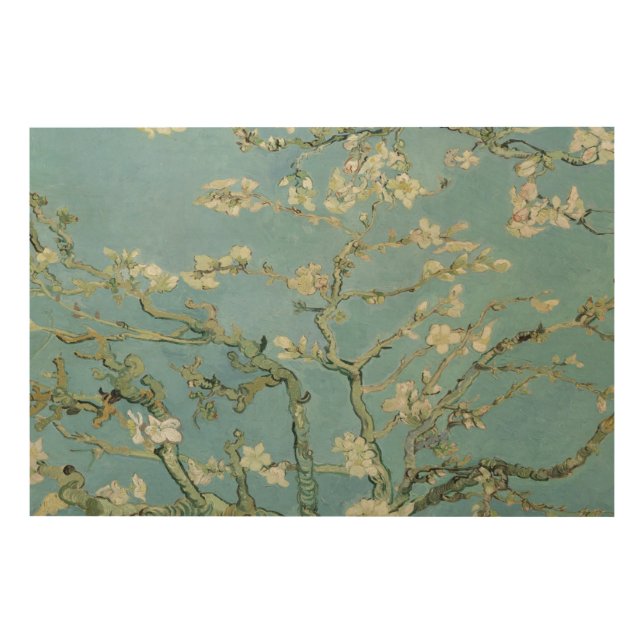 Almond Blossoms by Vincent van Gogh Wood Wall Art (Front)