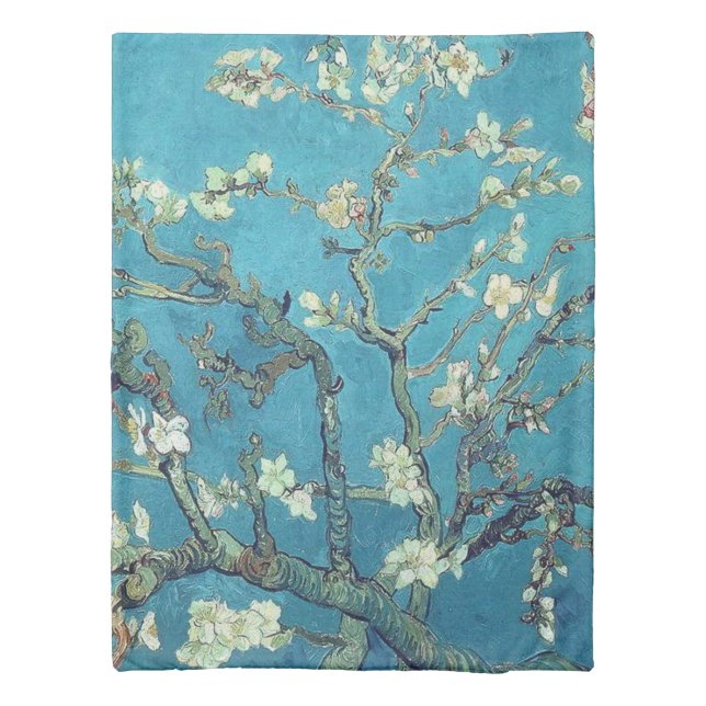 Almond Blossoms Duvet Cover (Back)
