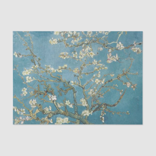 Almond Blossoms, Famous Painting Tissue Paper (Front)