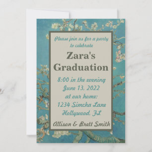 Almond Blossoms Graduation Invitation