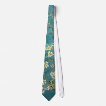 Almond Blossoms Neck Tie by vintage_gift_shop at Zazzle