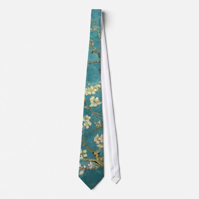 Almond Blossoms Neck Tie (Front)