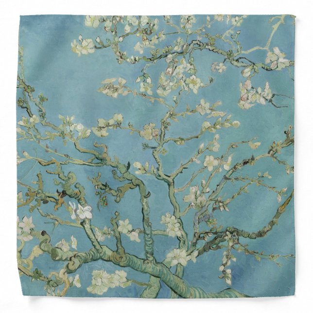 Almond Blossoms Painting by Van Gogh Bandana (Front)