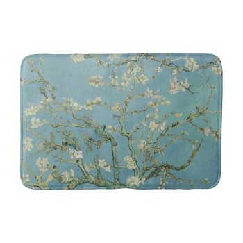 Almond Blossoms Painting By Van Gogh Bath Mat by decodesigns at Zazzle