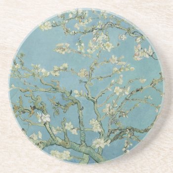 Almond Blossoms Painting By Van Gogh Coaster by decodesigns at Zazzle