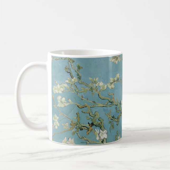 Almond Blossoms Painting by Van Gogh Coffee Mug (Left)