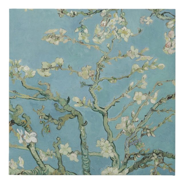 Almond Blossoms Painting by Van Gogh Faux Canvas Print (Front)