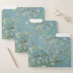 Almond Blossoms Painting by Van Gogh File Folder<br><div class="desc">Almond Blossoms is a group of several paintings made in 1888 and 1890 by Vincent van Gogh in Arles and Saint-Rémy,  southern France of blossoming almond trees. Flowering trees were special to van Gogh. They represented awakening and hope. He enjoyed them aesthetically and found joy in painting flowering trees.</div>