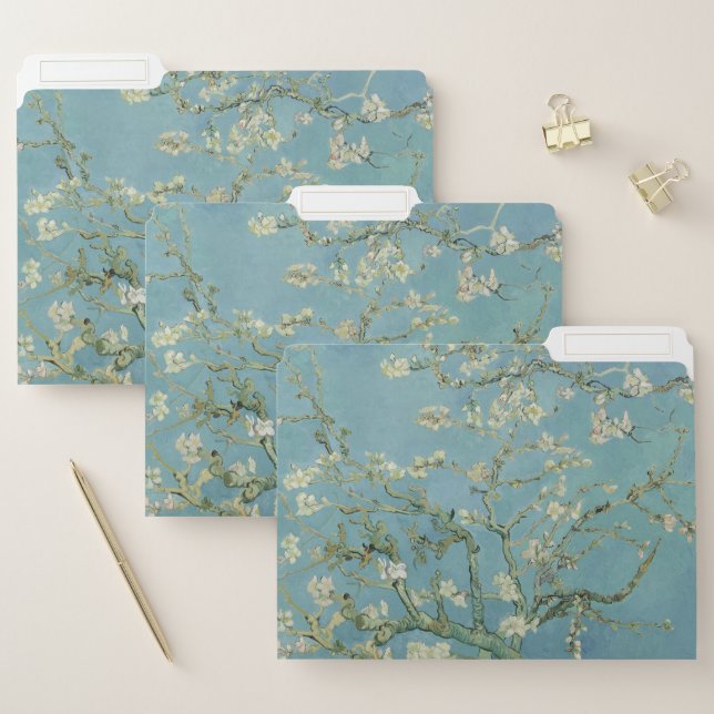 Almond Blossoms Painting by Van Gogh File Folder (Set)