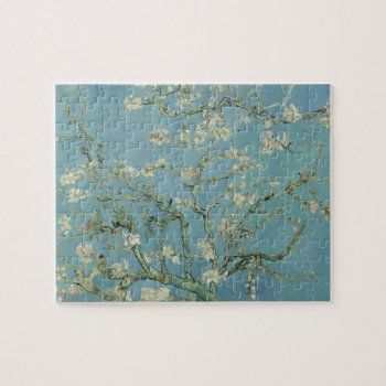 Almond Blossoms Painting By Van Gogh Jigsaw Puzzle by decodesigns at Zazzle