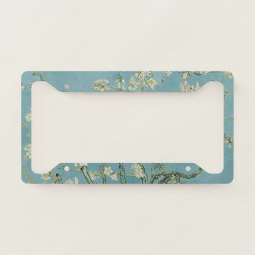 Almond Blossoms Painting by Van Gogh License Plate Frame
