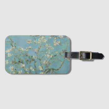 Almond Blossoms Painting By Van Gogh Luggage Tag by decodesigns at Zazzle