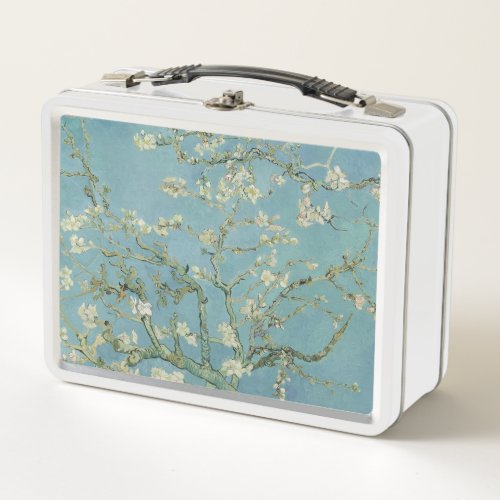 Almond Blossoms Painting by Van Gogh Metal Lunch Box