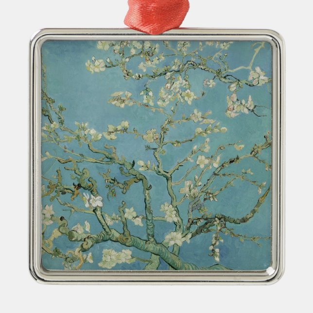 Almond Blossoms Painting by Van Gogh Metal Ornament (Front)