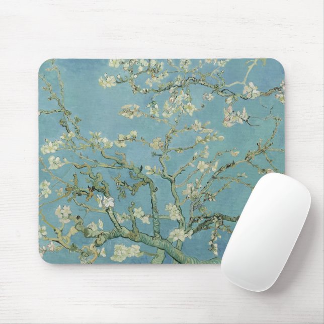 Almond Blossoms Painting by Van Gogh Mouse Pad (With Mouse)