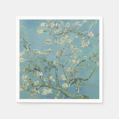 Almond Blossoms Painting by Van Gogh Napkins