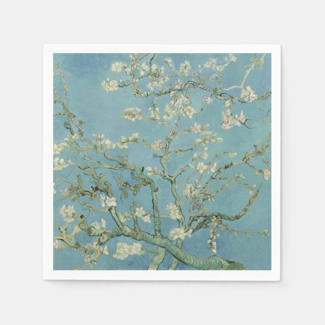 Almond Blossoms Painting by Van Gogh Napkins (Front)