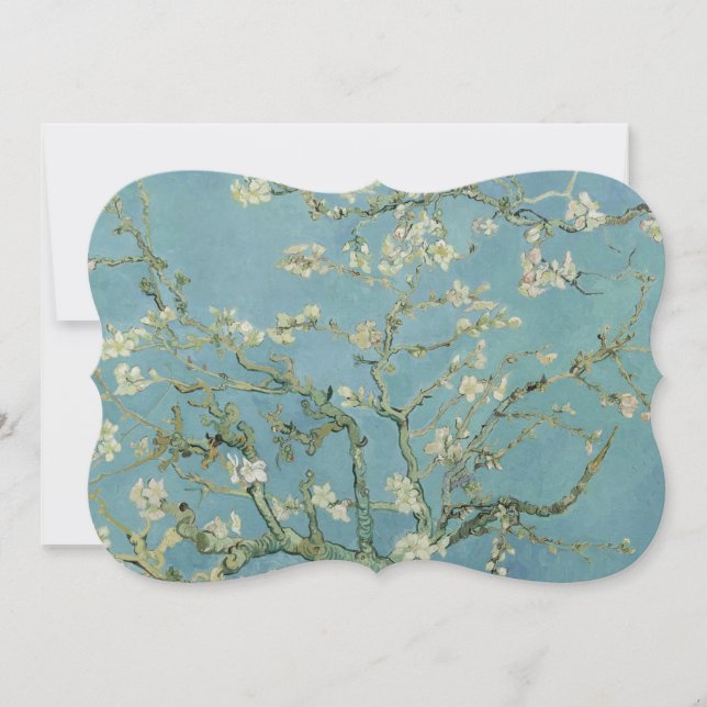 Almond Blossoms Painting by Van Gogh Note Card (Front)