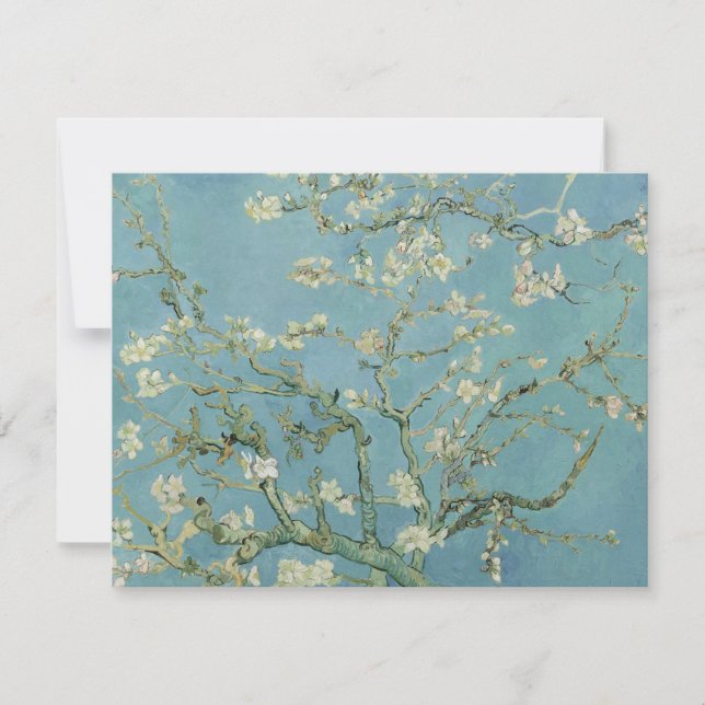 Almond Blossoms Painting by Van Gogh Note Card (Front)