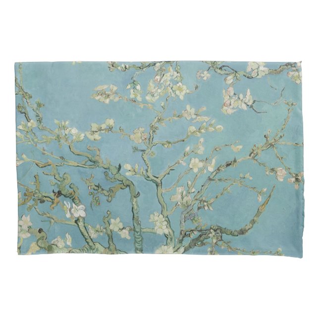 Almond Blossoms Painting by Van Gogh Pillow Case (Front)