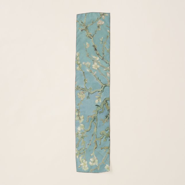 Almond Blossoms Painting by Van Gogh Scarf (Front)