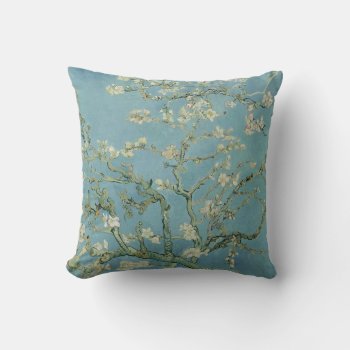 Almond Blossoms Painting By Van Gogh Throw Pillow by decodesigns at Zazzle