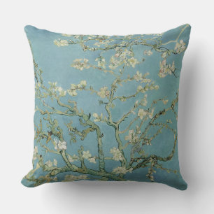 Almond Blossoms Painting by Van Gogh Throw Pillow
