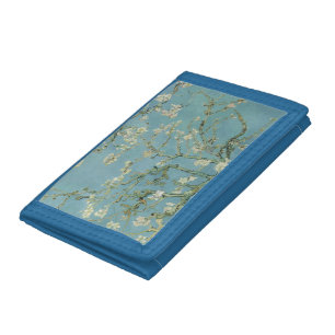 Almond Blossoms Painting by Van Gogh Tri-fold Wallet