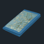 Almond Blossoms Painting by Van Gogh Trifold Wallet<br><div class="desc">Almond Blossoms is a group of several paintings made in 1888 and 1890 by Vincent van Gogh in Arles and Saint-Rémy,  southern France of blossoming almond trees. Flowering trees were special to van Gogh. They represented awakening and hope. He enjoyed them aesthetically and found joy in painting flowering trees.</div>