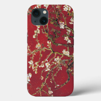 Almond Blossoms Red Vincent van Gogh Art Painting iPhone 13 Case