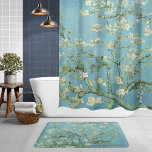 Almond Blossoms | Vincent van Gogh Bath Mat<br><div class="desc">Almond Blossoms (1890) by Dutch artist Vincent van Gogh (1853-1890). Van Gogh's Almond Blossoms painting showcases delicate white flowers set against a vibrant turquoise sky, symbolizing new life and renewal. Inspired by Japanese art, the elegant branches and flowing lines create a sense of serenity and natural beauty. The textured brushstrokes...</div>