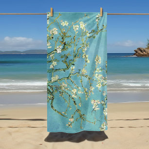 Almond Blossoms Vincent van Gogh Beach Towel