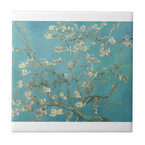 Almond Blossoms _ Vincent Van Gogh Ceramic Tile