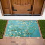 Almond Blossoms | Vincent van Gogh Doormat<br><div class="desc">Almond Blossoms (1890) by Dutch artist Vincent van Gogh (1853-1890). Van Gogh's Almond Blossoms painting showcases delicate white flowers set against a vibrant turquoise sky, symbolizing new life and renewal. Inspired by Japanese art, the elegant branches and flowing lines create a sense of serenity and natural beauty. The textured brushstrokes...</div>
