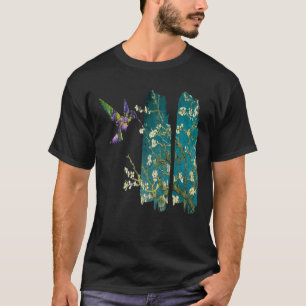 Almond Blossoms Vincent Van Gogh hummingbird T-Shirt