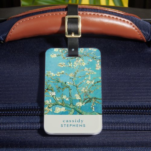 Almond Blossoms  Vincent Van Gogh Luggage Tag