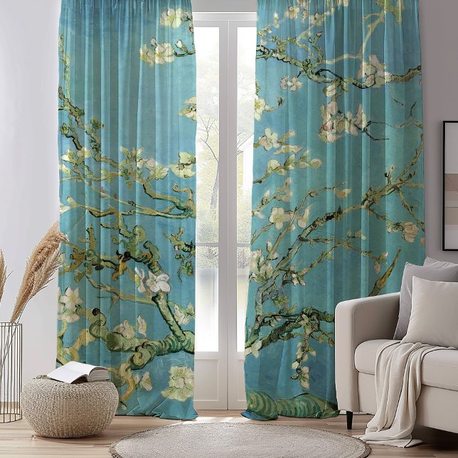 Almond Blossoms | Vincent van Gogh Sheer Curtains (Creator Uploaded)