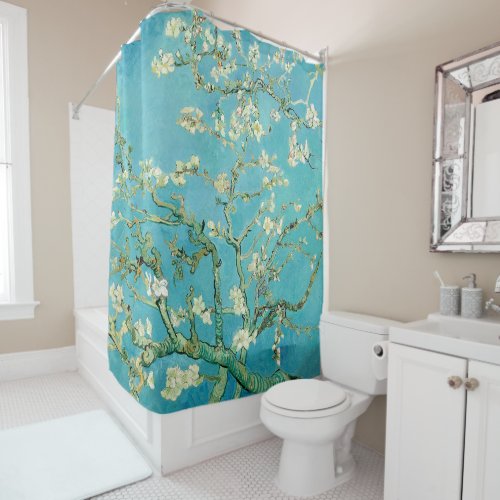Almond Blossoms  Vincent Van Gogh Shower Curtain