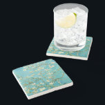 Almond Blossoms | Vincent Van Gogh Stone Coaster<br><div class="desc">Almond Blossoms (1890) by Dutch artist Vincent Van Gogh. Original artwork is an oil on canvas from a group of paintings made by Van Gogh in southern France of blossoming almond trees. The paintings were influenced by Impressionism, Divisionism, and Japanese woodcuts. Use the design tools to add custom text or...</div>