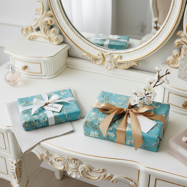 Almond blossoms wrapping paper (Creator Uploaded)