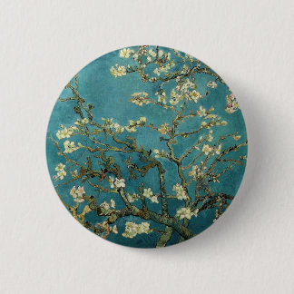 Almond Branches in Bloom Button