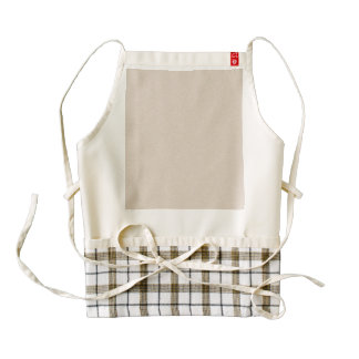 Almond Brown Star Dust Zazzle HEART Apron