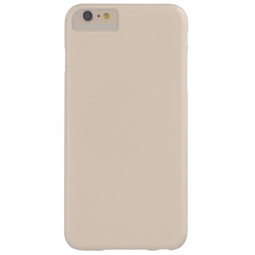 Almond color background barely there iPhone 6 plus case