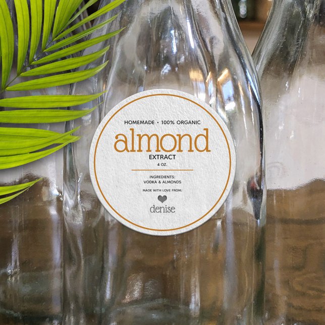 Almond Extract Personalized Bottling Label (Creator Uploaded)