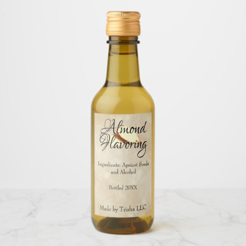 Almond Flavoring Custom Label