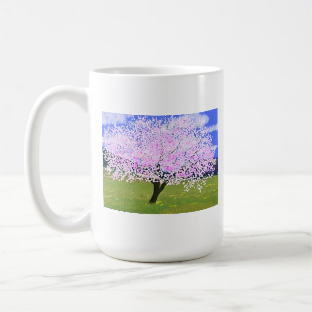 Almond in Bloom Coffee Mug (Left)